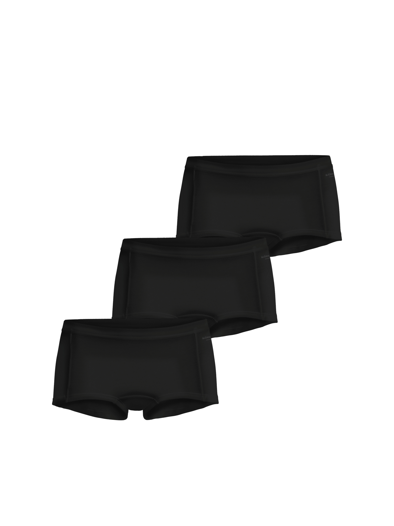 Core Minishorts 3-pack - Black