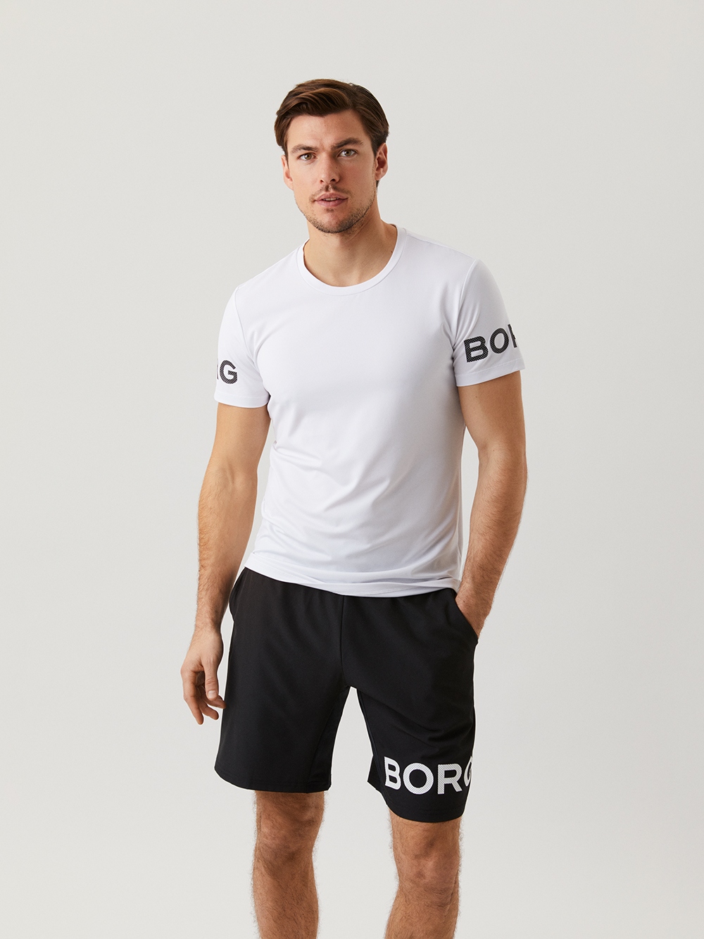 bord campus Kast Borg T-Shirt - Brilliant White | Men | Björn Borg
