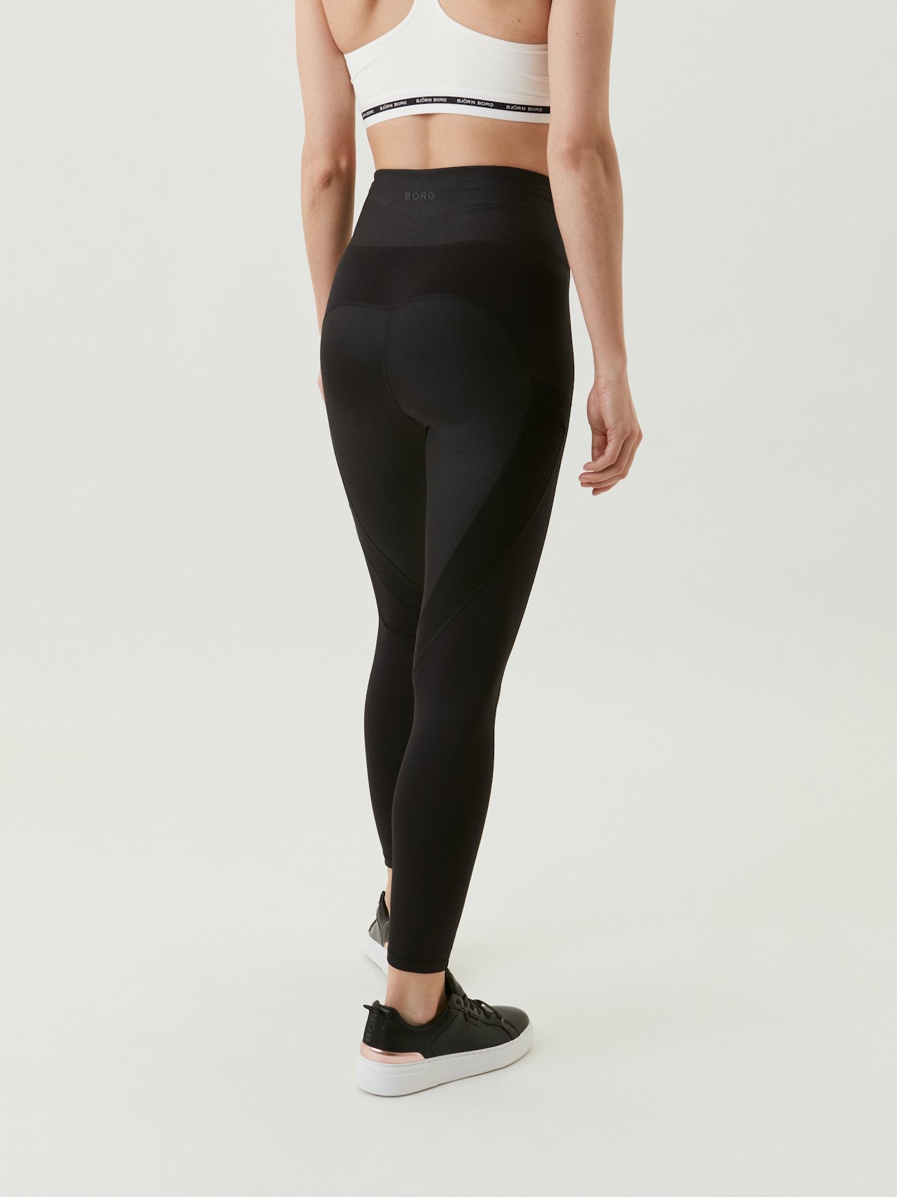 Contrast Mesh Sports Leggings with Phone Pocket (Color : Black, Size :  X-Large) : : Clothing, Shoes & Accessories