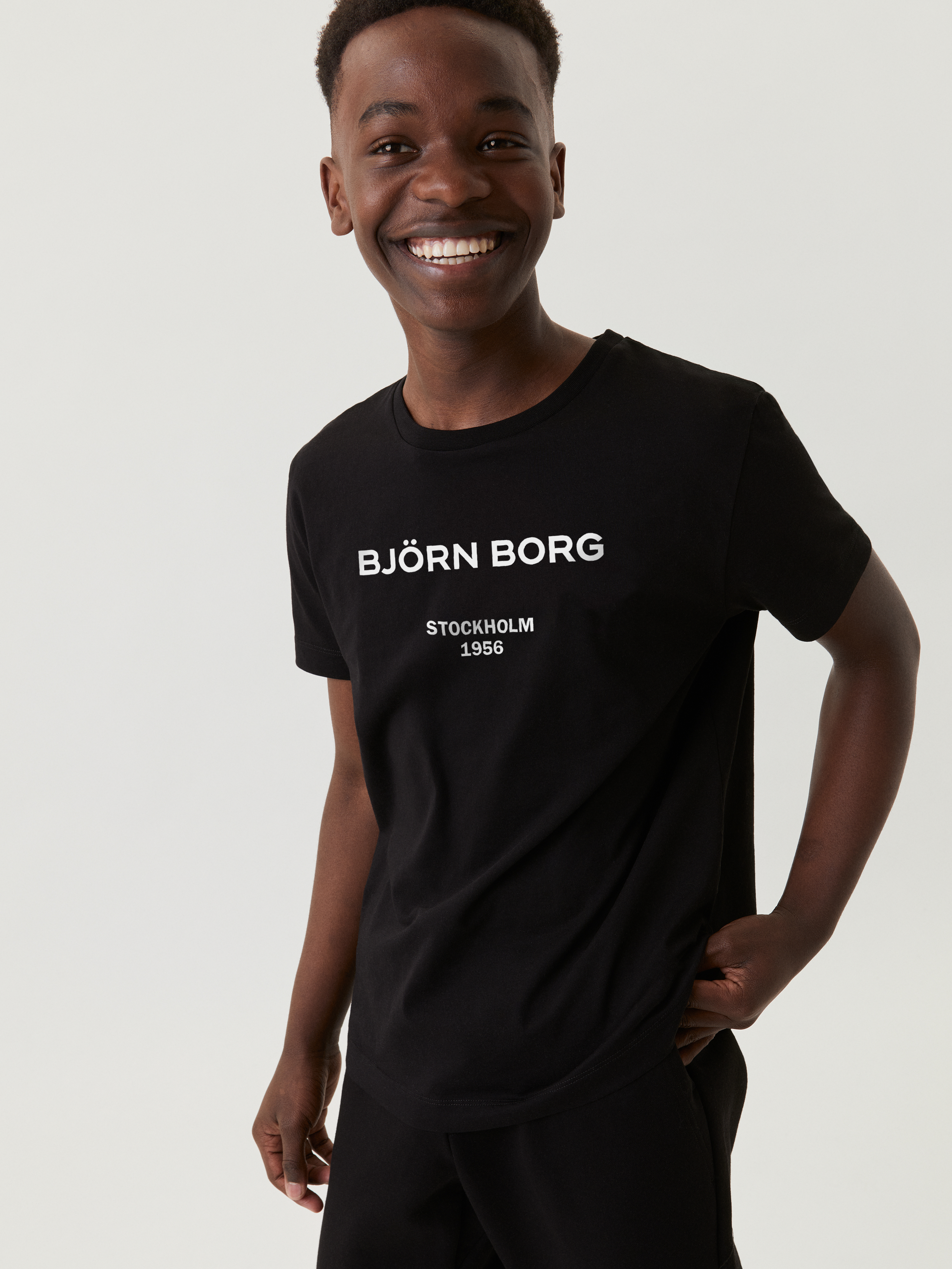 Eigenaardig pijpleiding Structureel Borg Logo T-Shirt - Black Beauty | Björn Borg