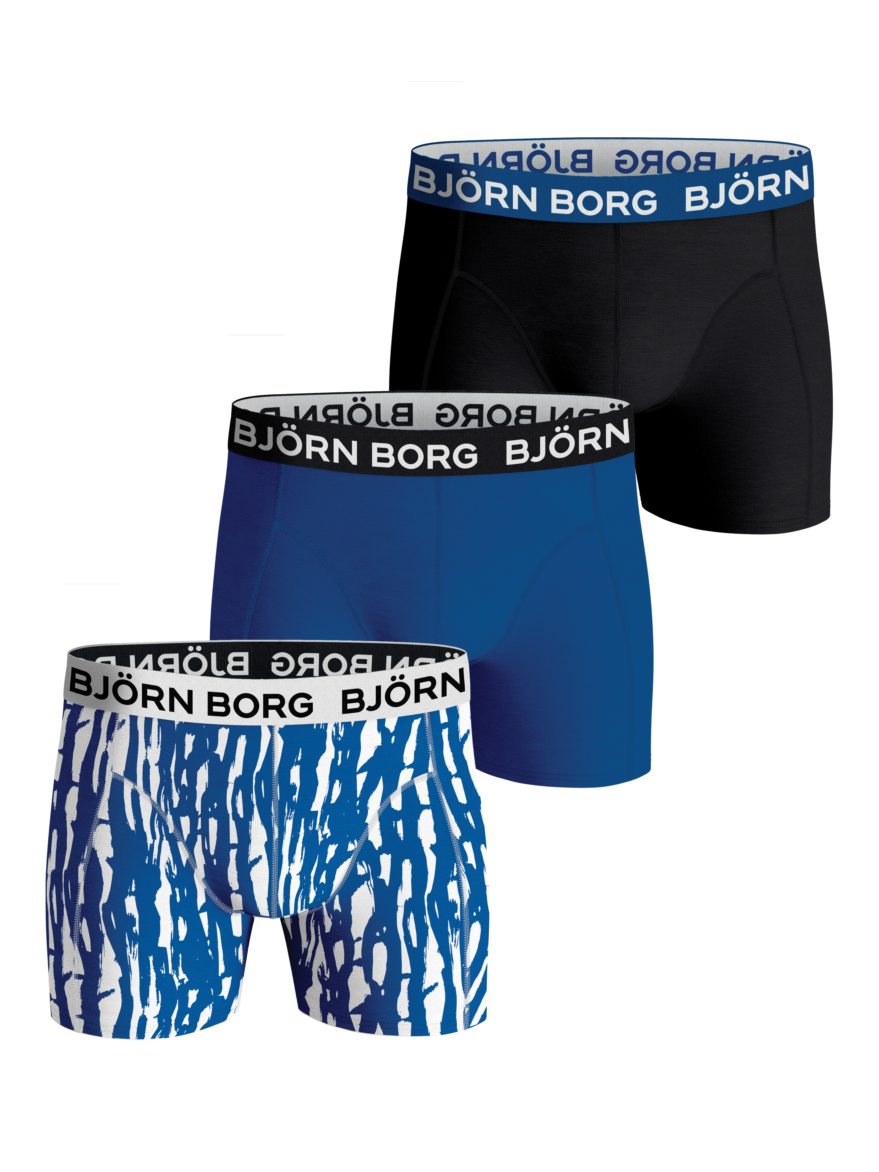 Cotton Stretch Boxer 3-pack - Multi | | Björn Borg