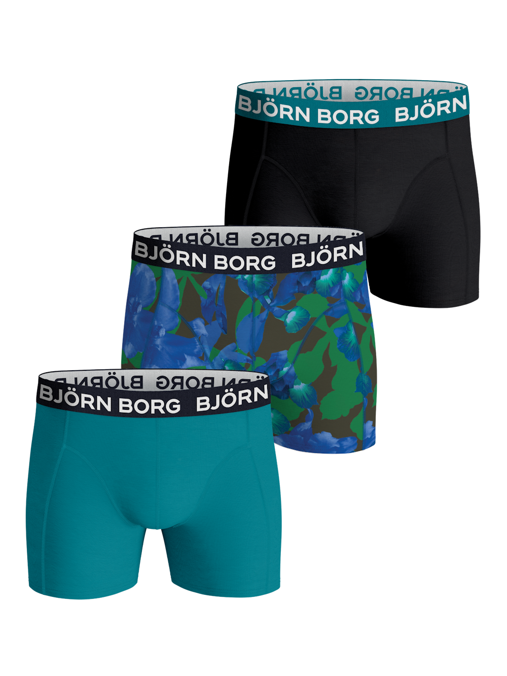 Cotton Stretch Boxer 3-pack - Multi | Björn Borg