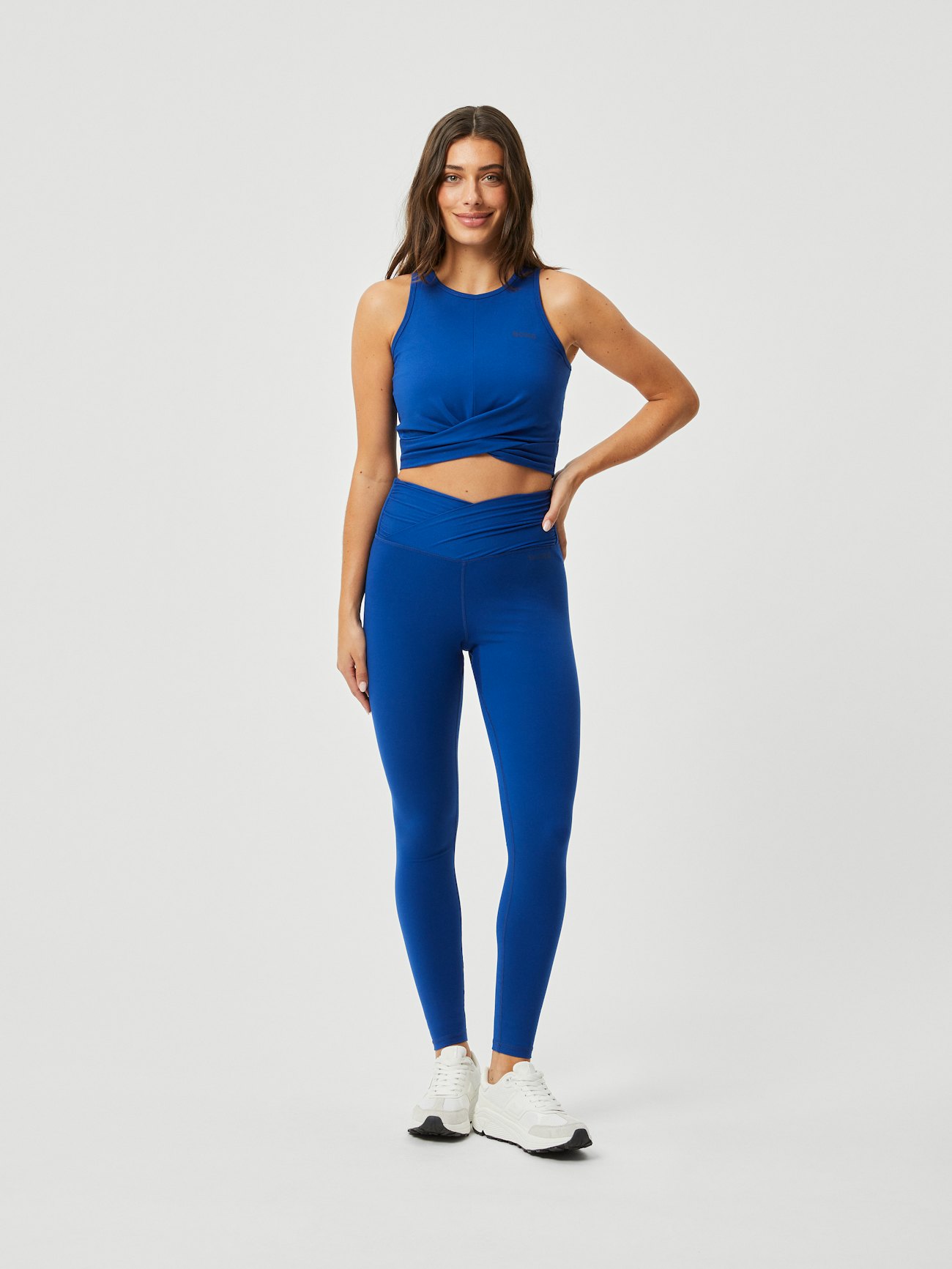 Shapewear-Jeggings in Blau mit elastischem Bund, Yours Kleidung