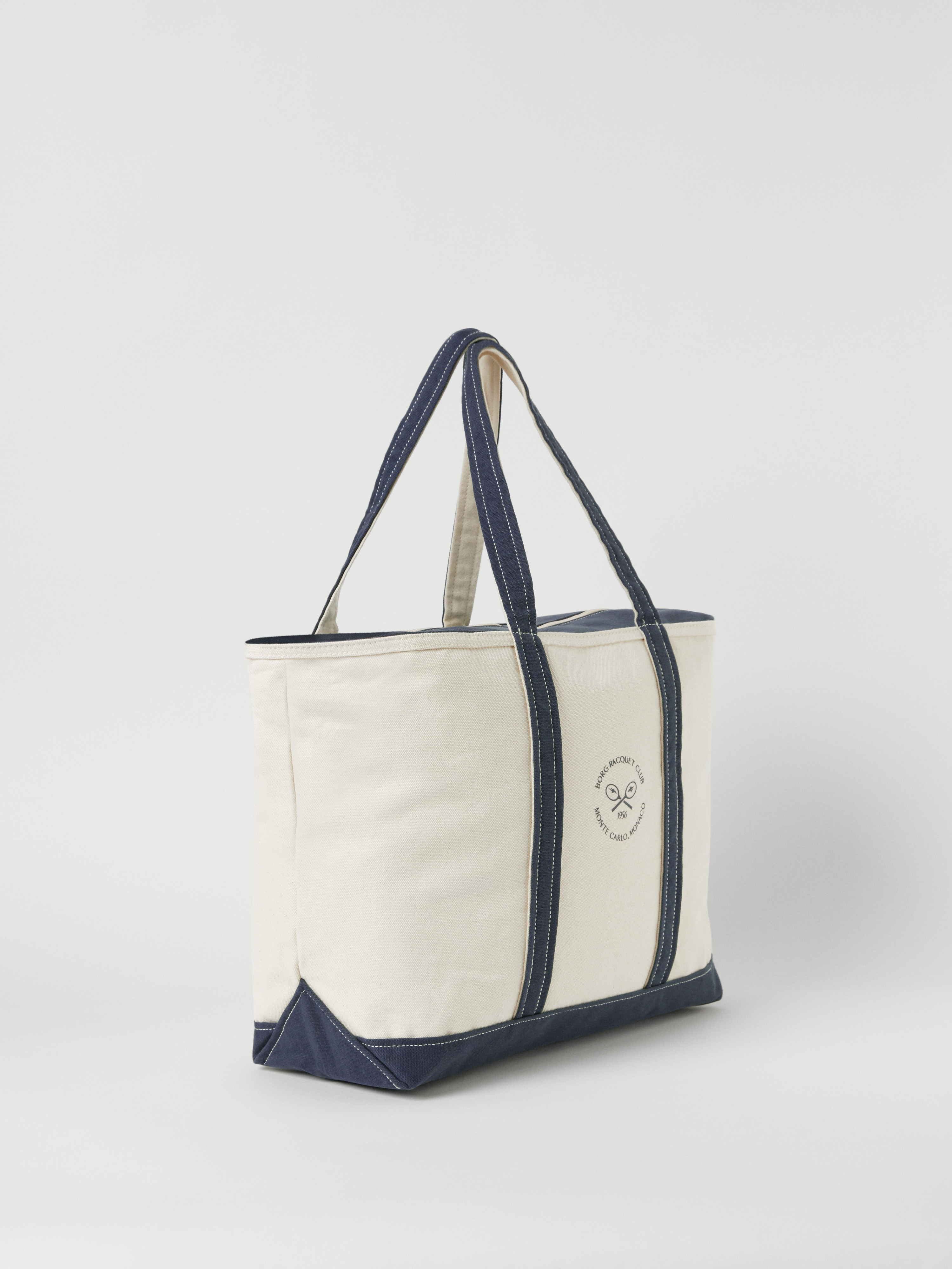 Ace Classic Tote - White / Navy | Björn Borg
