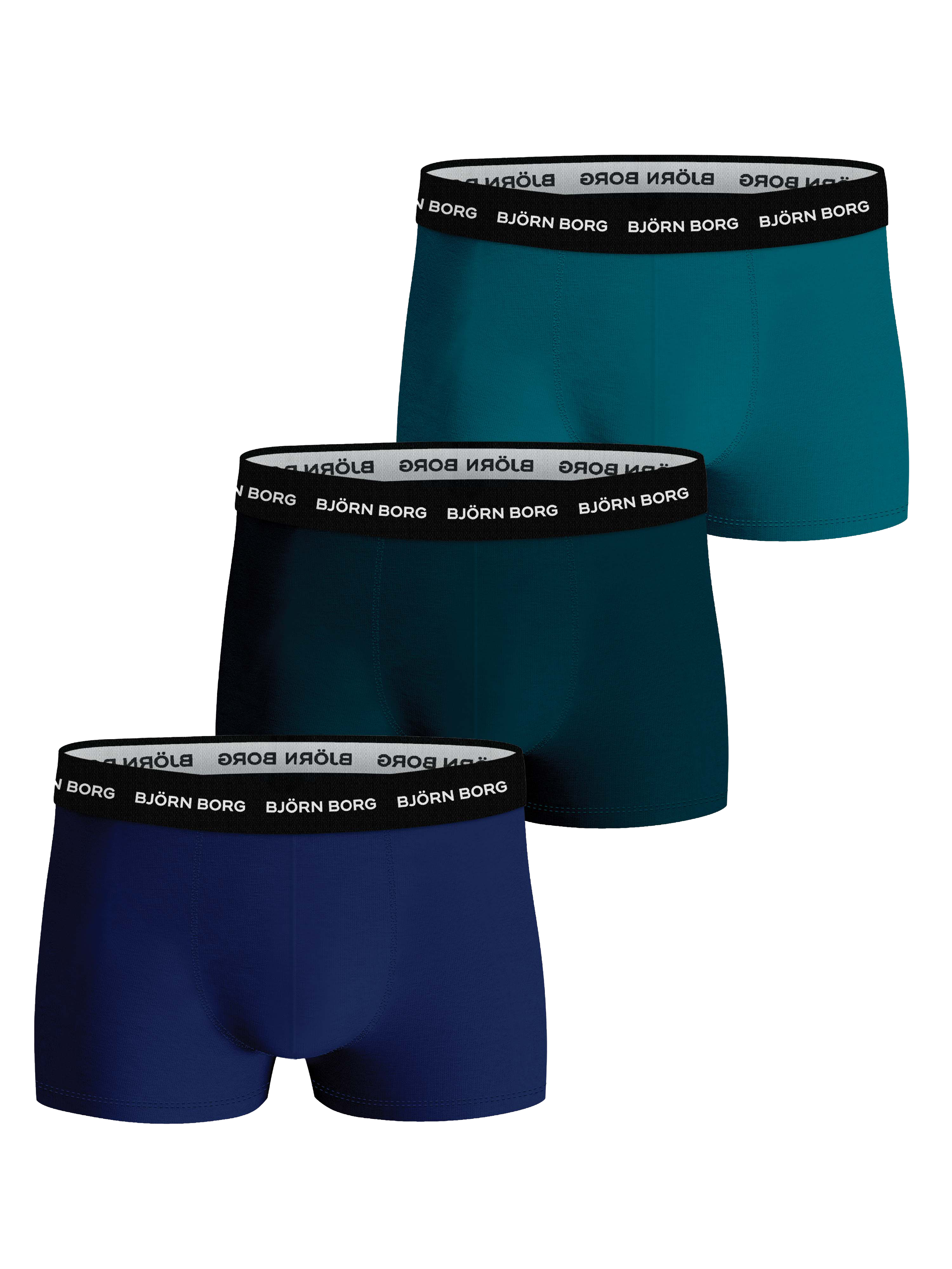 Cotton Stretch Trunk 3-pack - Multi