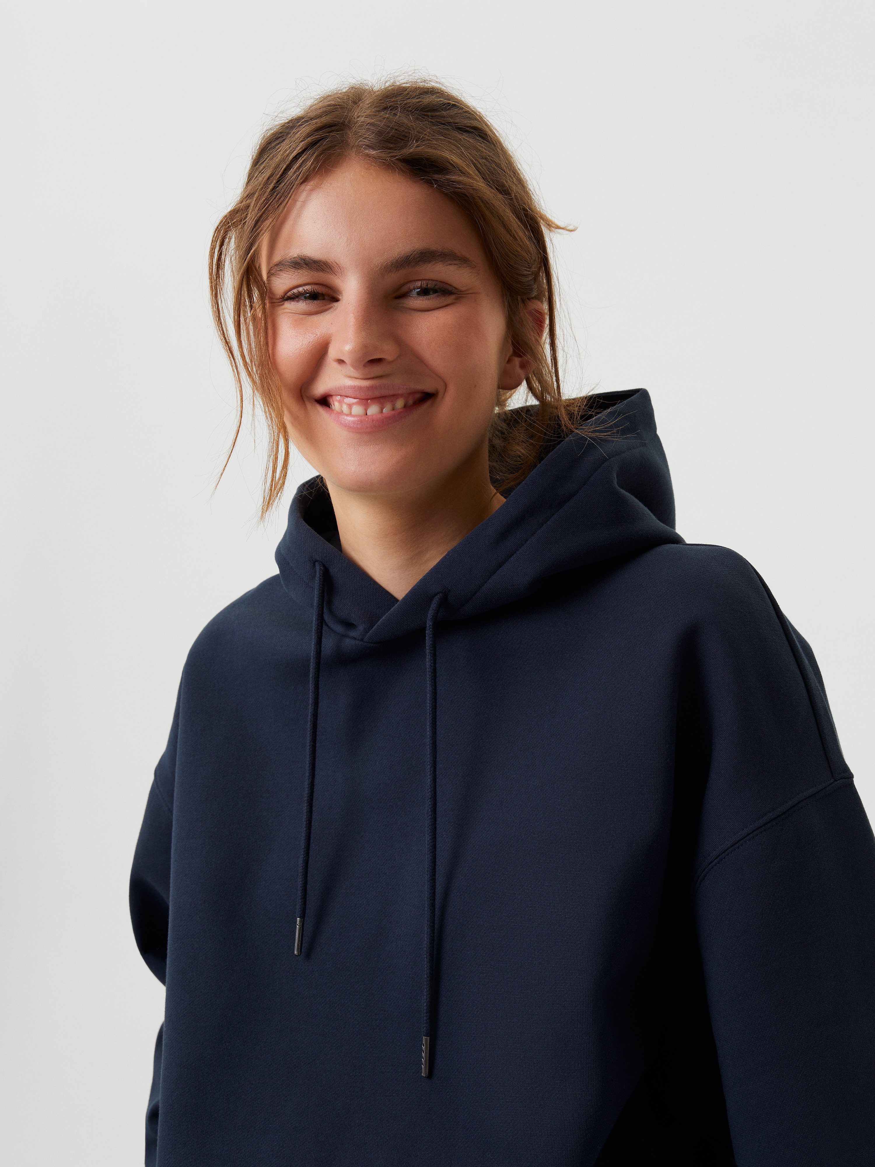 Navy blue 2025 oversized hoodie