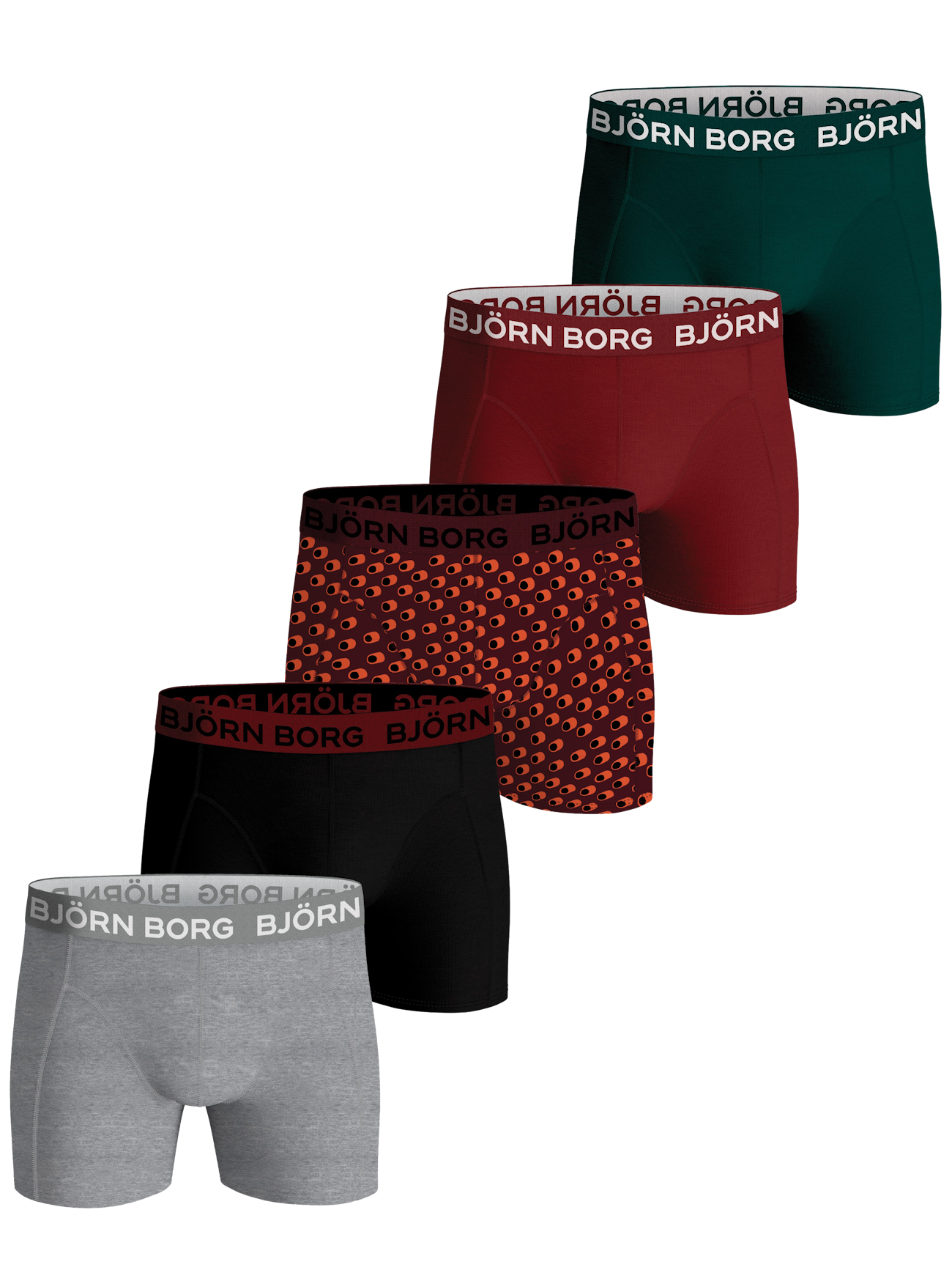 Buy Björn Borg Cotton Stretch Boxer Shorts 3 Pack Men Multicoloured online