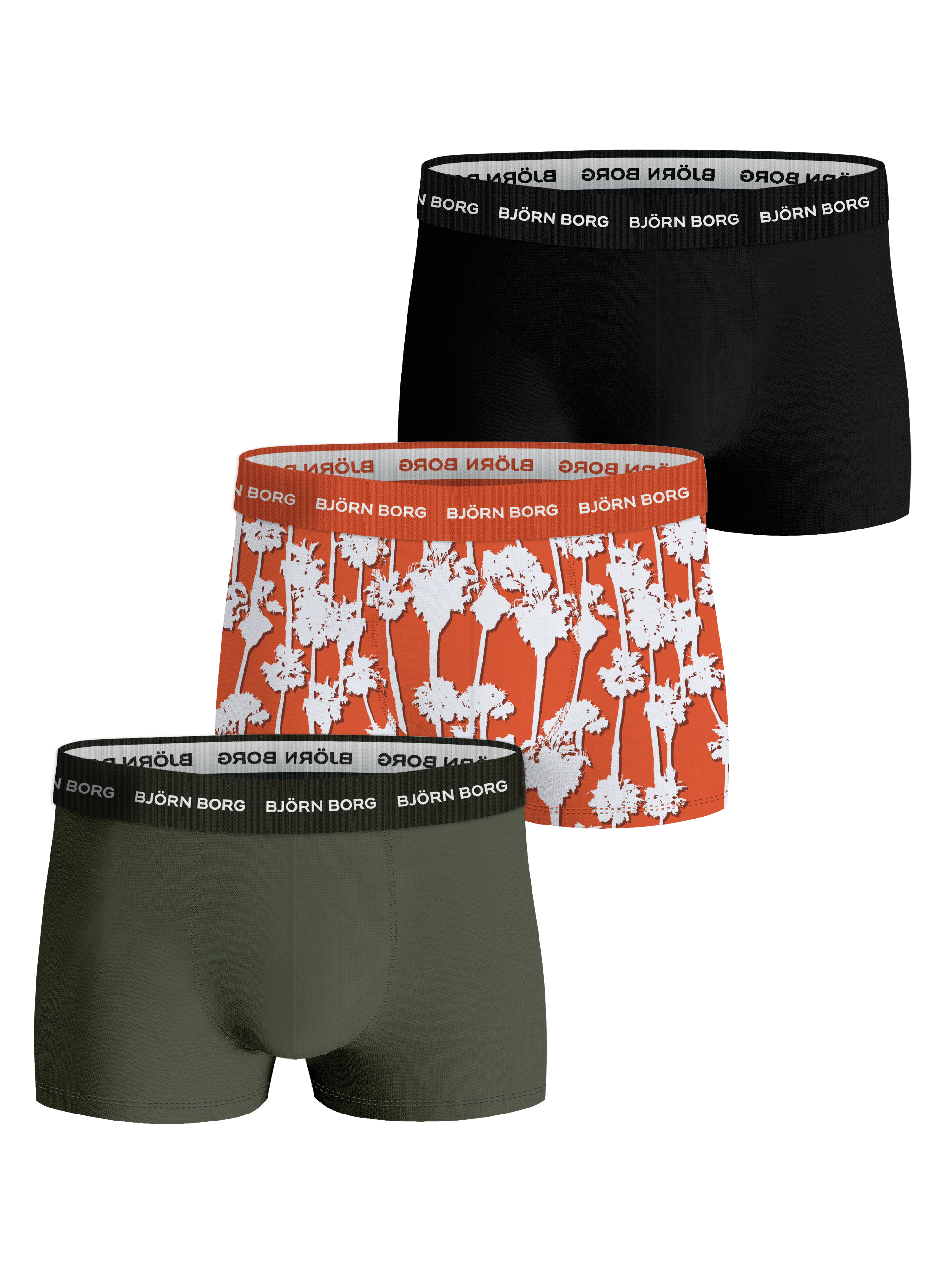 Cotton Stretch Trunk 3 pack Multi Bj rn Borg