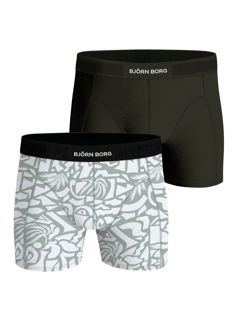 Premium Cotton Stretch Boxer 2-pack - Multi | Björn Borg