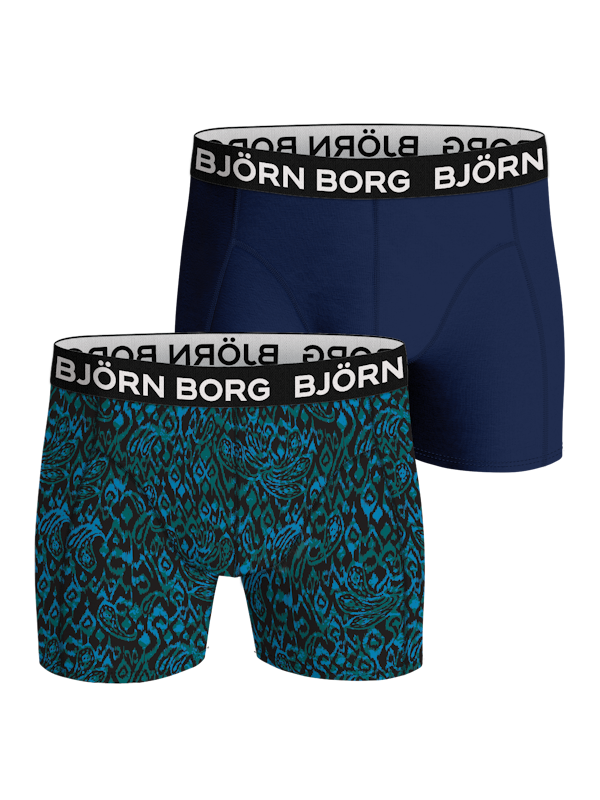 Bjorn Borg Boy's 2 Pack Boxer Briefs ~ Core Boxer MP001 green 