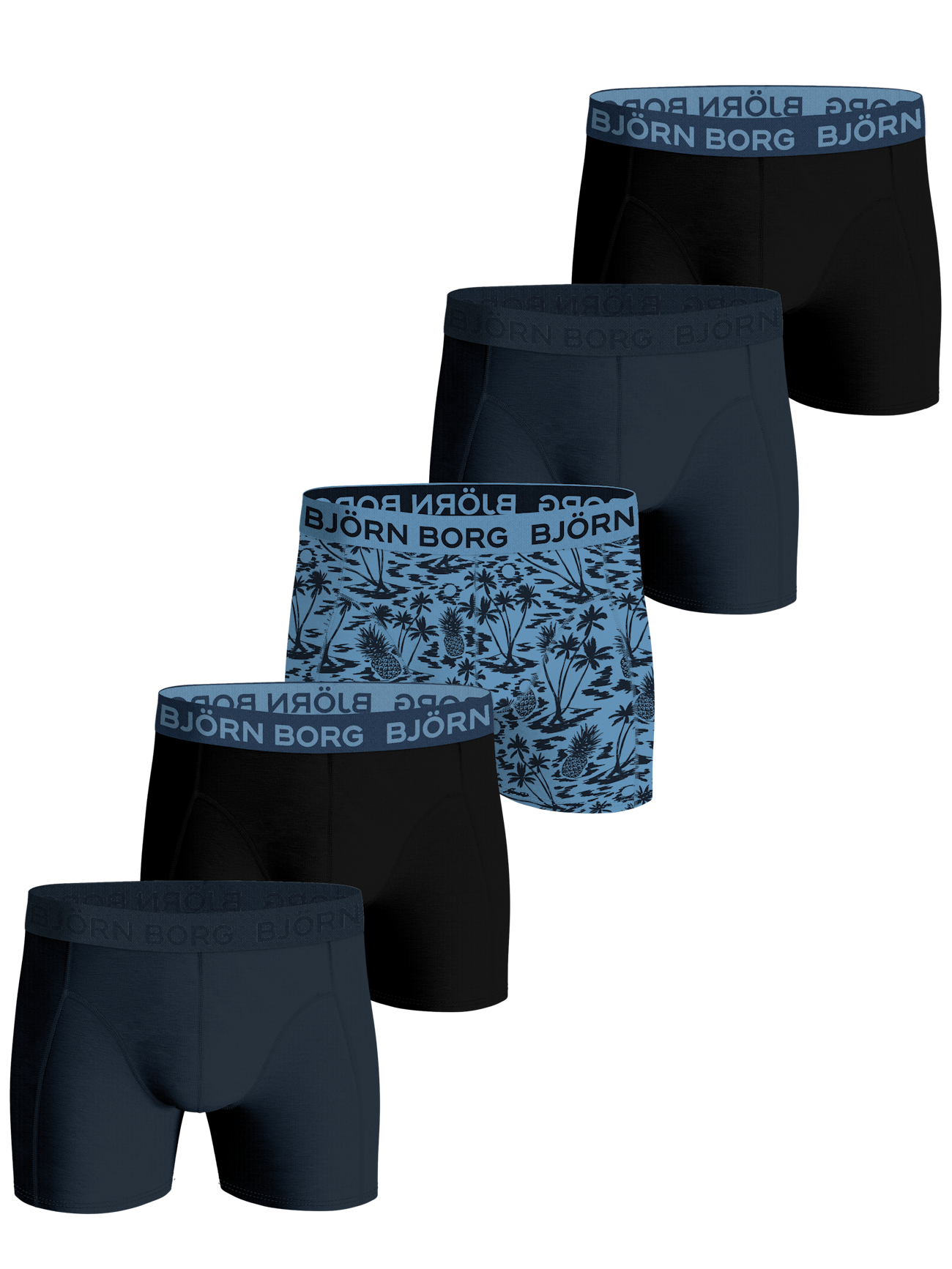 Björn Borg | Bjorn Borg PERFORMANCE BOXE 5Pack, Boxer Briefs for Men,  Training Boxer Briefs/Underwear, Multi-Packs Available