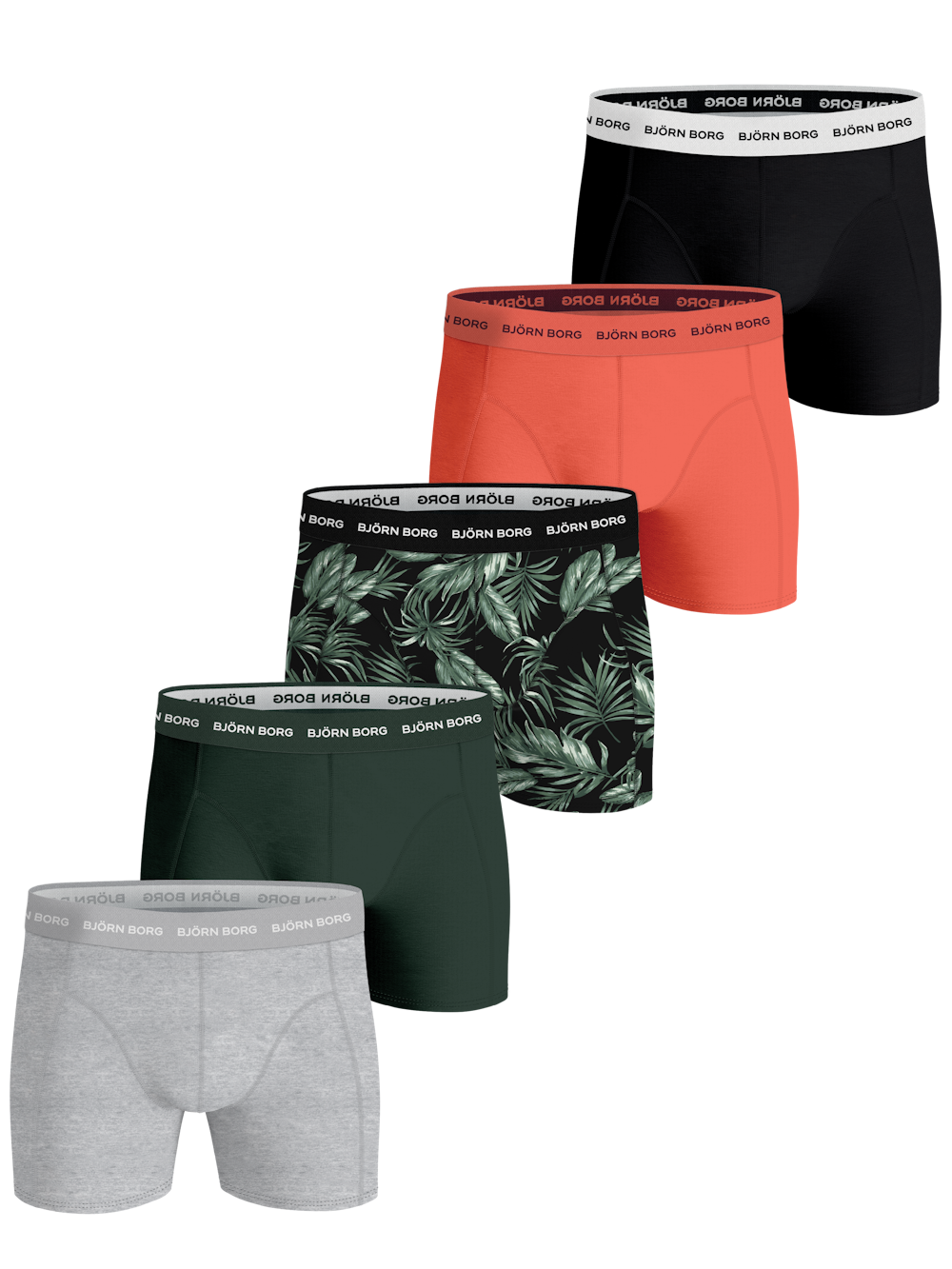 Cotton Stretch Boxer 5-pack - Multi | Björn Borg