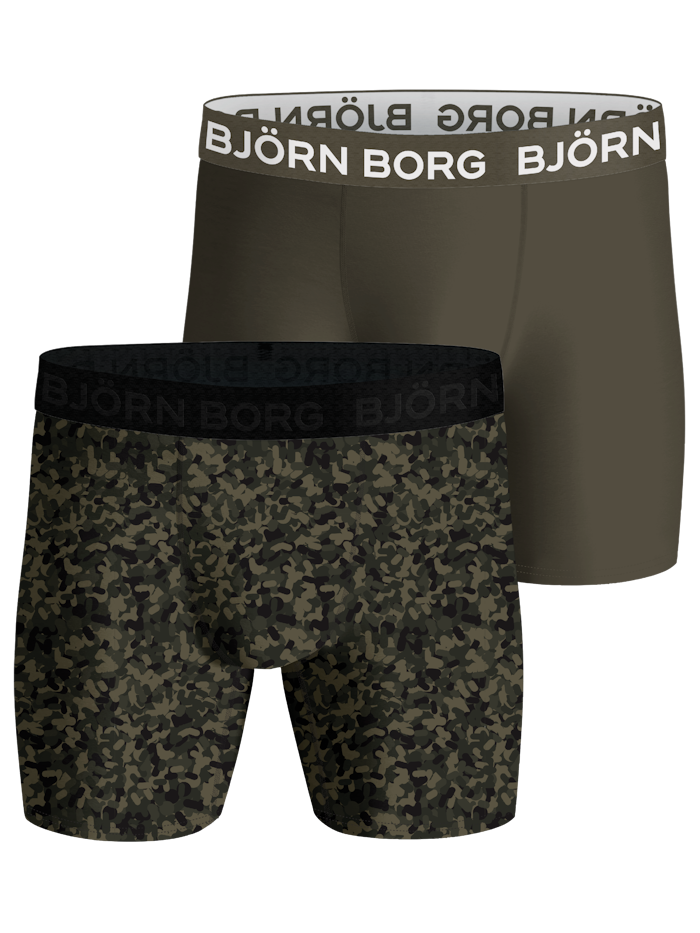 Bjorn Borg Boy's 2 Pack Boxer Briefs ~ Core Boxer MP001 green 