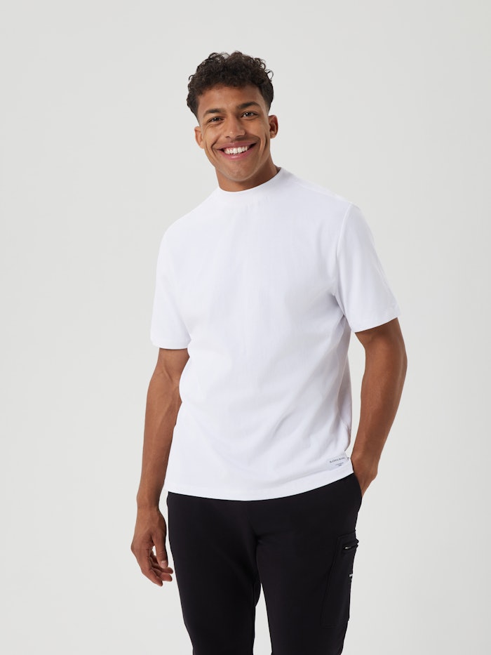 Centre Mock Neck T-Shirt