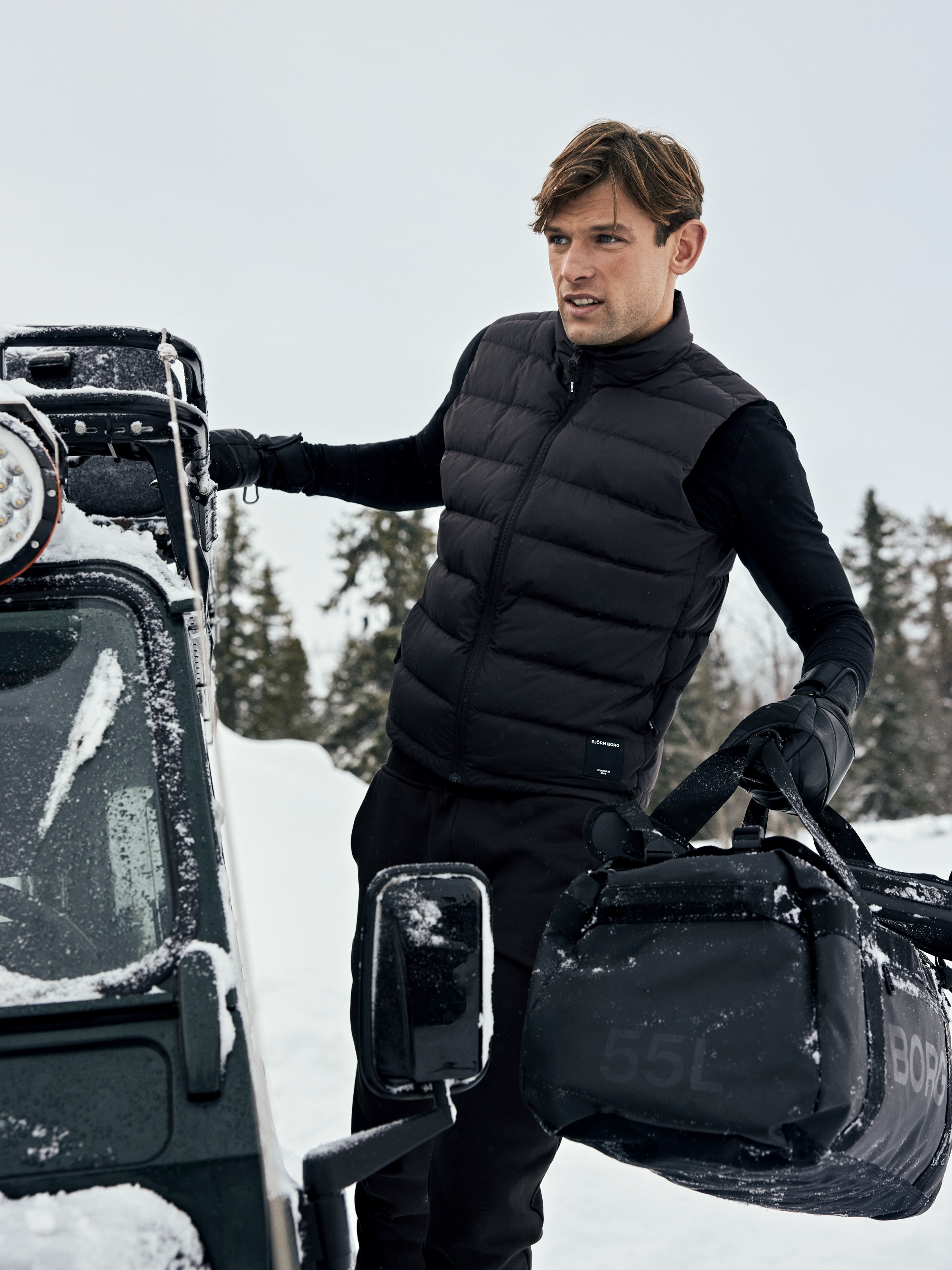 Centre Down Vest - Black Beauty | Björn Borg