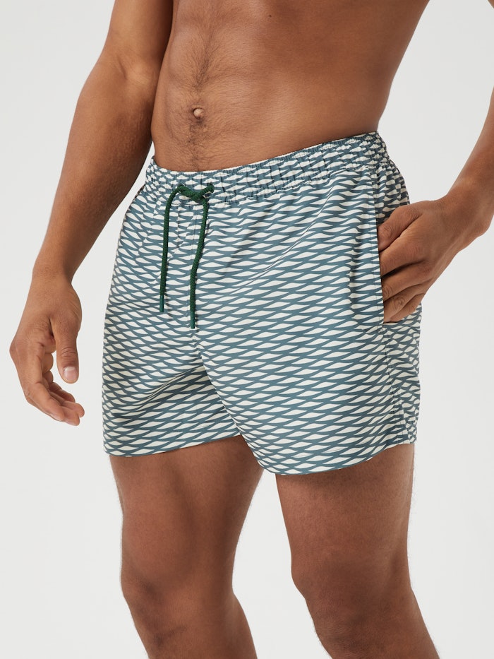 Borg Print Swim Shorts