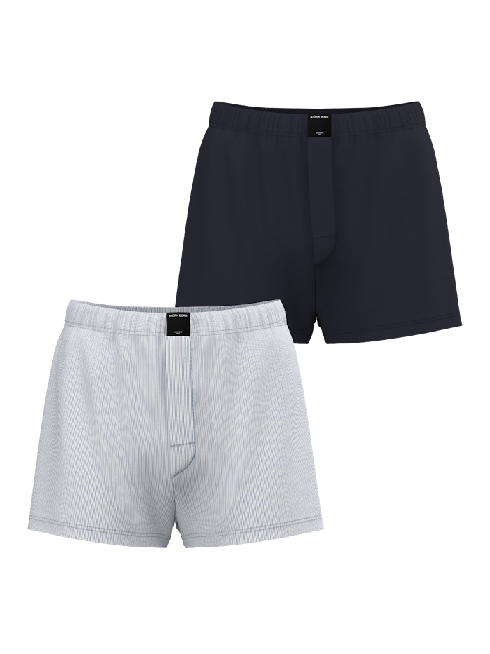 Cotton Stretch Woven Boxer Shorts 2-pack