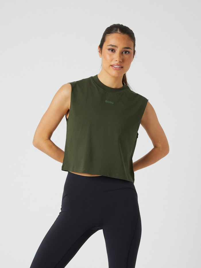 Borg Cropped Tank