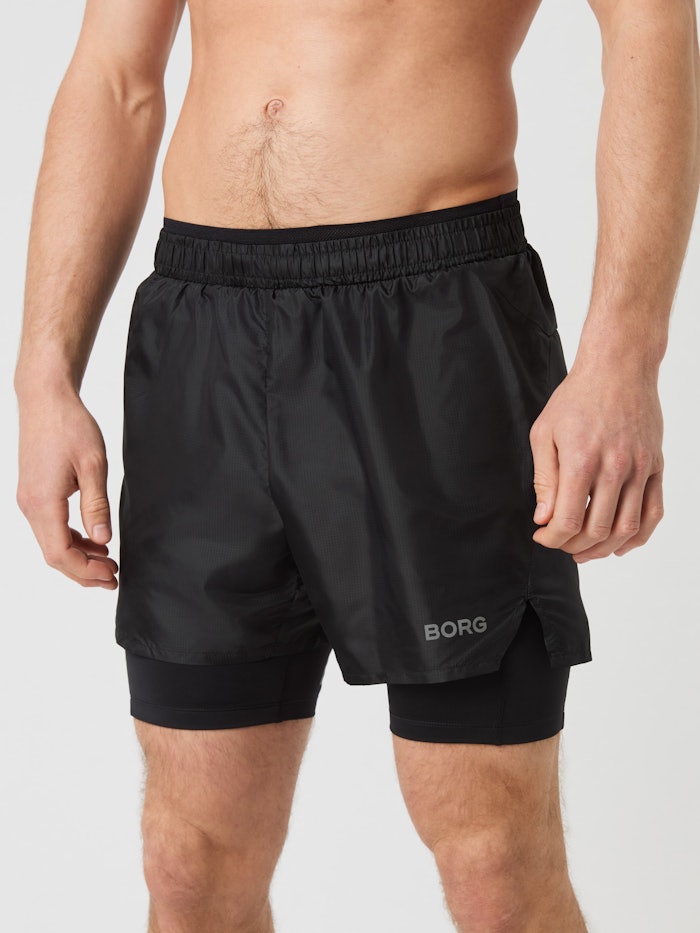 Borg Running Shorts 2 In 1