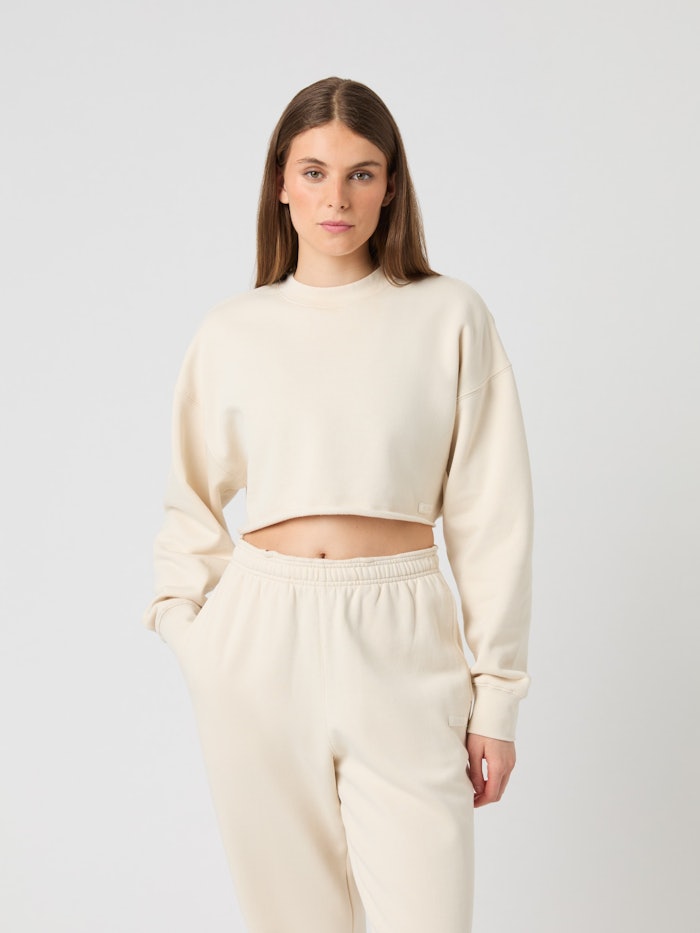 Studio Oversized Cropped Sweatshirt