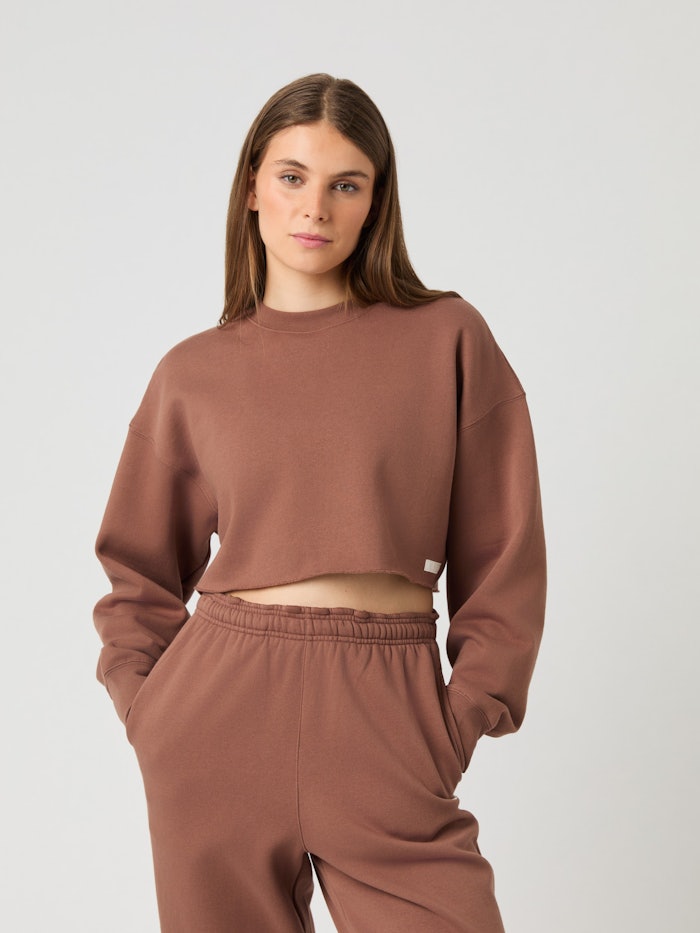 Studio Oversized Cropped Sweatshirt