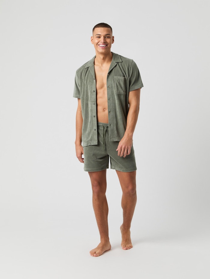 Borg Toweling Pool Shorts