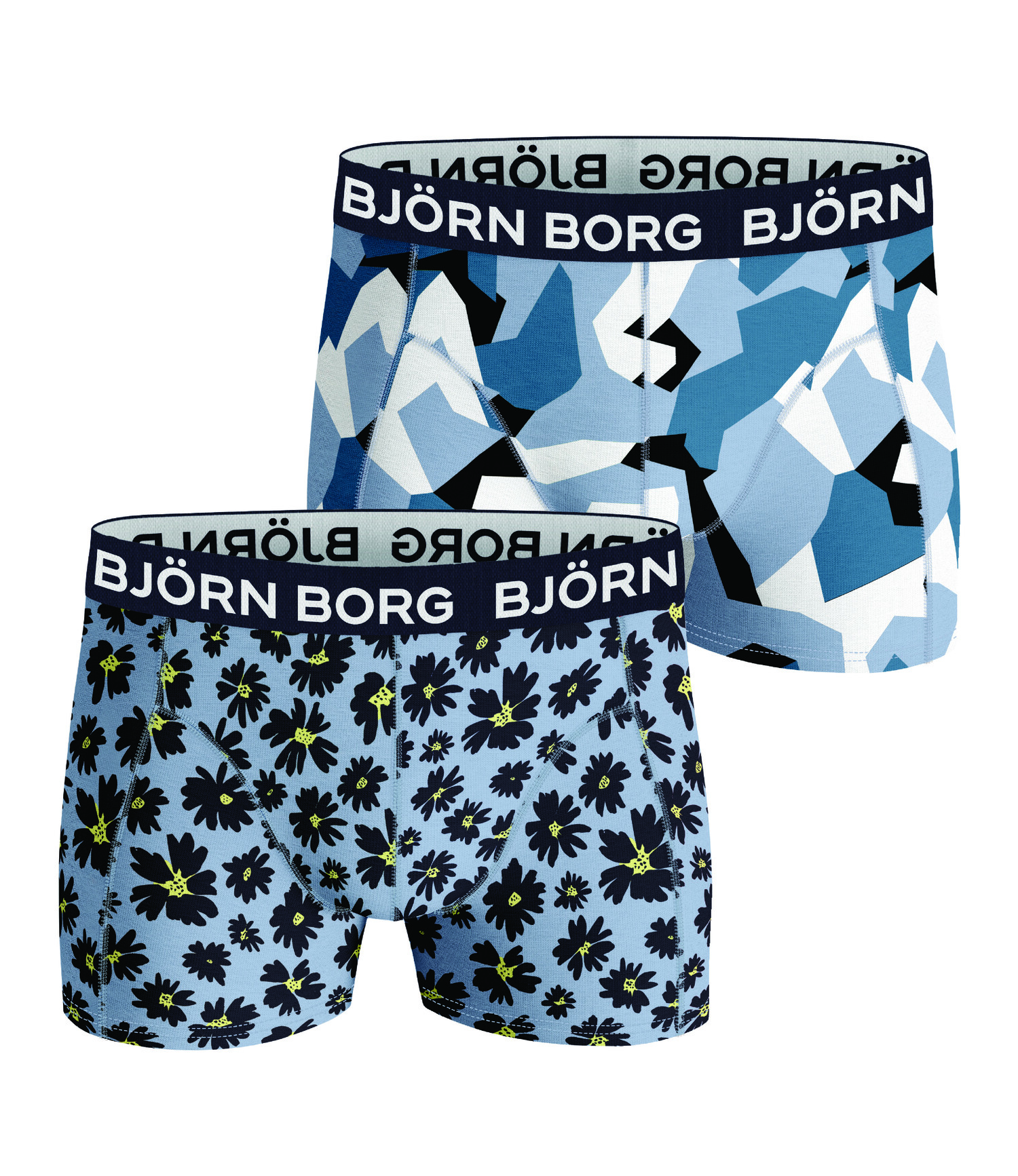 kubus Kreunt Senator Fourflower Boys Shorts 2-pack | Björn Borg